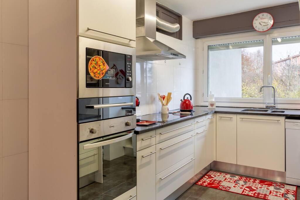 Superbe Appartement Spacieux Avec Parking Gratuit Illzach Exteriör bild